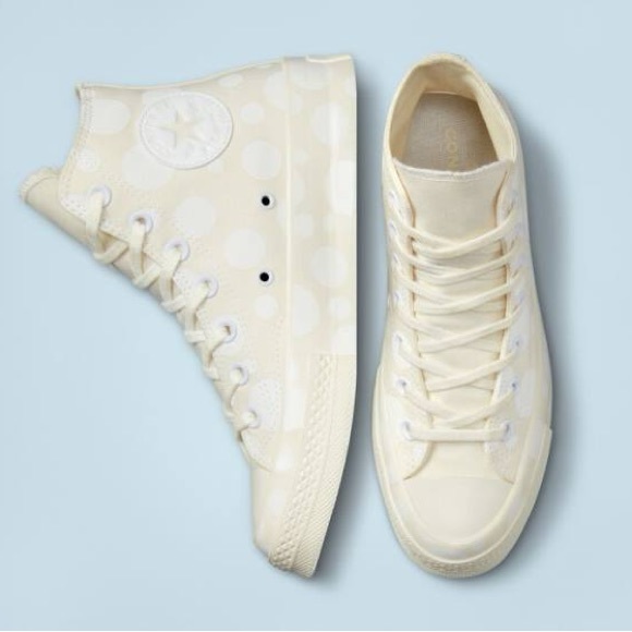 Converse Chuck Taylor All Star 70 HiPolka Dots Egret White Egret (Women's) - Picture 7 of 9